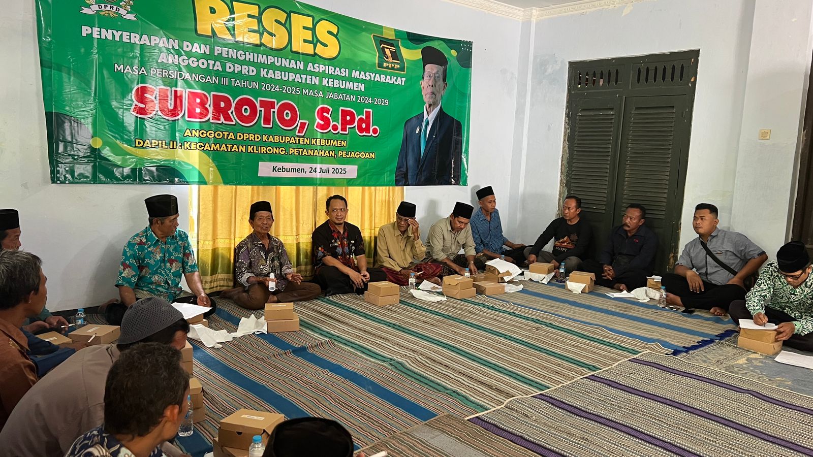 Subroto Gelar Reses, Serap Aspirasi Warga Dapil II