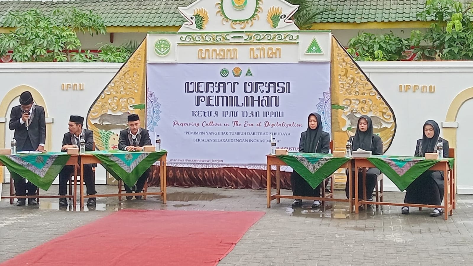 Ardan Ma’ruf Riza dan Farah Faulin Pimpin IPNU – IPPNU MA An-Nawawi Berjan,periode 2025–2026